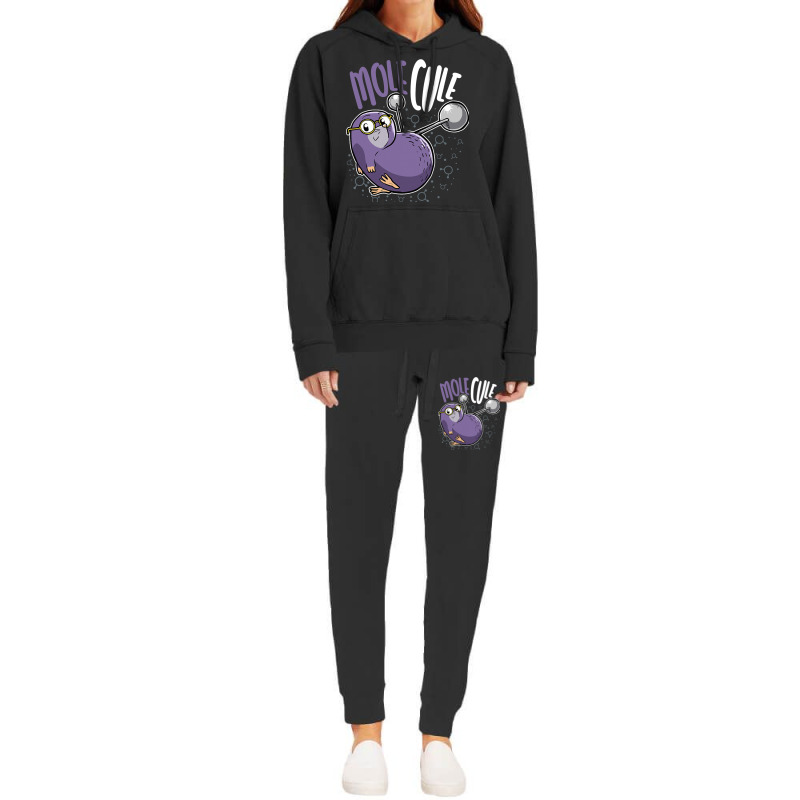 Funny Science Biology Chemistry Lab Molecule Mole  Hoodie & Jogger Set | Artistshot