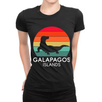 Galapagos Islands National Park Lizard Ecuador Oce Ladies Fitted T-shirt | Artistshot