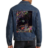 Psychedelic T  Shirt Colorful Night T  Shirt Men Denim Jacket | Artistshot