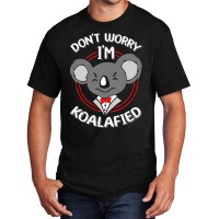 Funny Koala Text Design Dad Joke Pun Cute Funny An Basic T-shirt | Artistshot