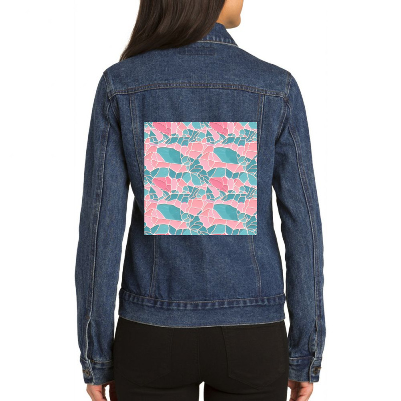 Pentagon Abstract Ladies Denim Jacket by Gia Franecki | Artistshot