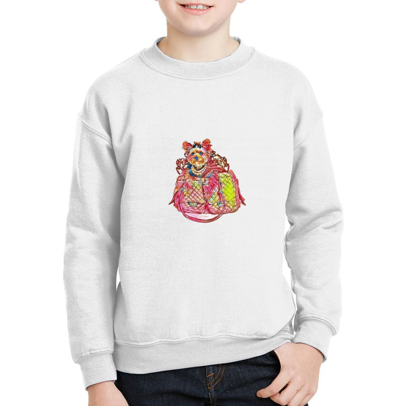 A Spoiled Yorkshire Terrier D Youth Sweatshirt by Kemnabi | Artistshot