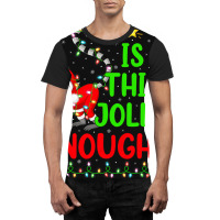 Funny Xmas Tree Is This Jolly Enough Lemur Christm Graphic T-shirt | Artistshot