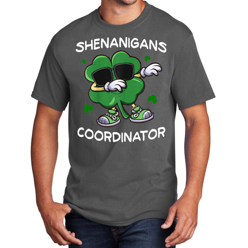 Shenanigans Coordinator Funny Men Women St Patrick's Day Long Sleeve Basic T-shirt | Artistshot