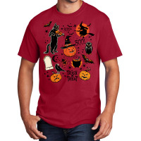 Halloween Black Cat T  Shirt Halloween Black Cat Boo Boo Trick Or Trea Basic T-shirt | Artistshot