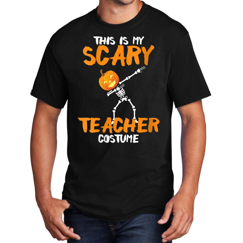 Womens This Is My Scary Teacher Halloween Costume Art Character Basic T-shirt | Artistshot