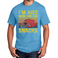 Im Just Here For The Snacks Women Football Gameday Basic T-shirt | Artistshot