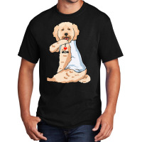 I Love Mom Tattoo Poodle Mom Dog Lover Women Basic T-shirt | Artistshot