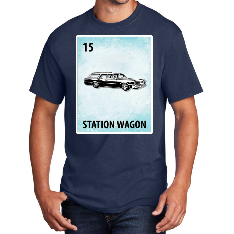 Station Wagon Mexican Cards T Shirt Basic T-shirt by DarleneLee89 | Artistshot