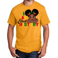 I Am Black History Shirt For Kids Girls Black History Month T Shirt Basic T-shirt | Artistshot