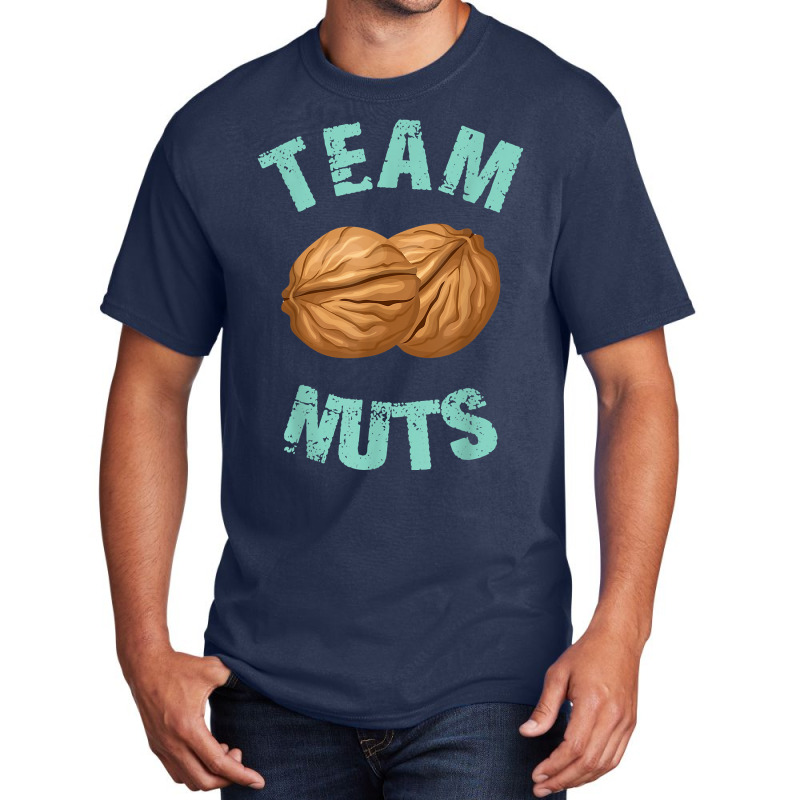 Team Nuts   Funny Baby Boy Gender Reveal Family Matching T Shirt Basic T-shirt | Artistshot