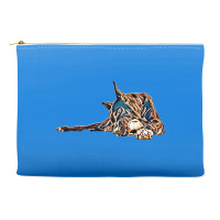 Great Dane Dog Sitting Agains Accessory Pouches | Artistshot