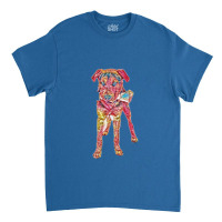 A Large Mixed Breed Dog With Classic T-shirt | Artistshot