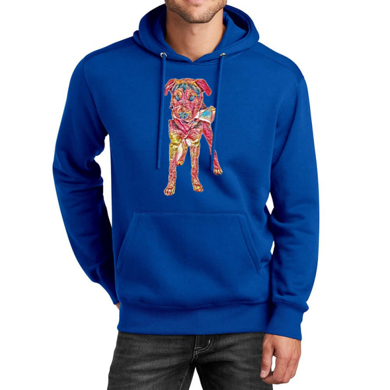 A Large Mixed Breed Dog With Unisex Hoodie | Artistshot