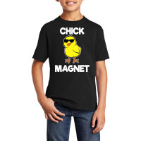 Chick Magnet Shirt Funny Boys Kids Easter Cool Chick T Shirt Basic Youth T-shirt | Artistshot