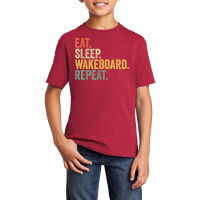 Eat Sleep Wakeboard Repeat Funny Wakeboard Lover Men Women T Shirt Basic Youth T-shirt | Artistshot