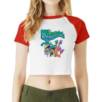 Dragon Tales Graphic Raglan Crop Top | Artistshot