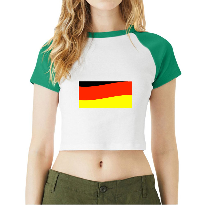 Germany Flag Raglan Crop Top by Rios Arevalo | Artistshot