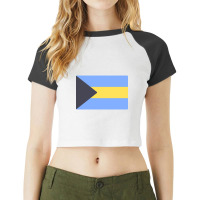 Limited Edition Flag Of Bahamas Raglan Crop Top | Artistshot