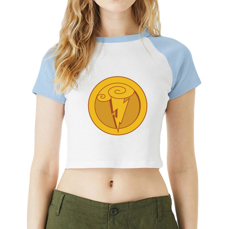 Hot Trend Hercules Symbol Of The Gods Raglan Crop Top by degreesgunner | Artistshot