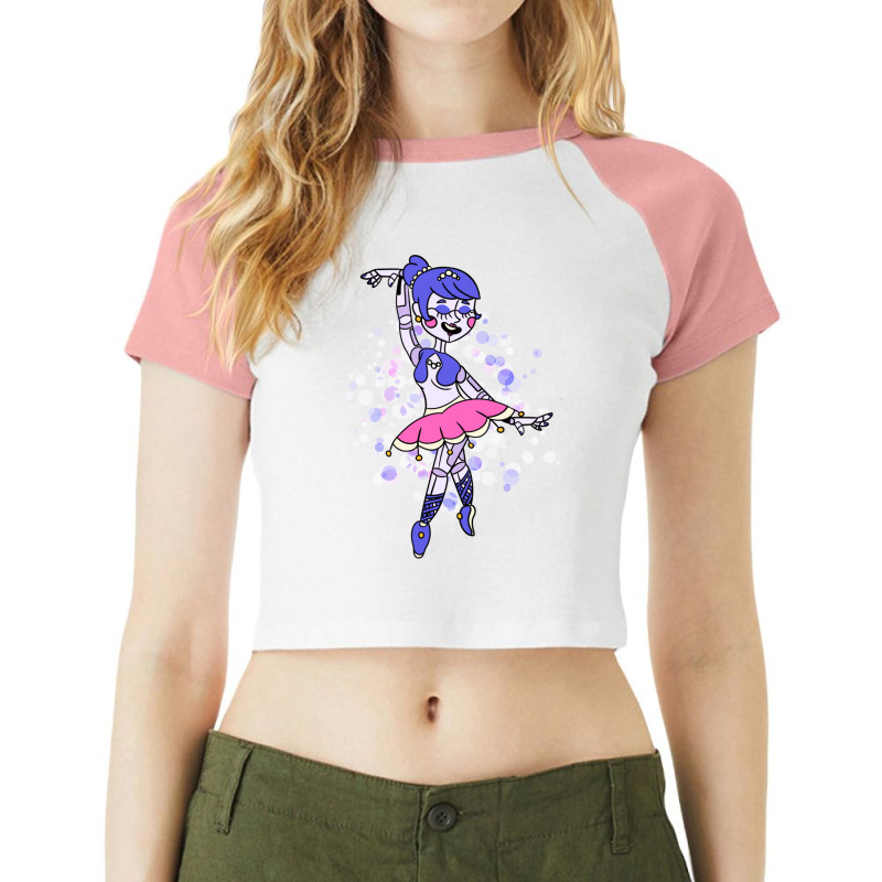 Ballora Five Nights At Freddy's Sister Location Raglan Crop Top by CathyCooney | Artistshot