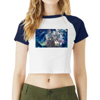 Somali And The Forest Spirit Poster Nostalgia Raglan Crop Top | Artistshot