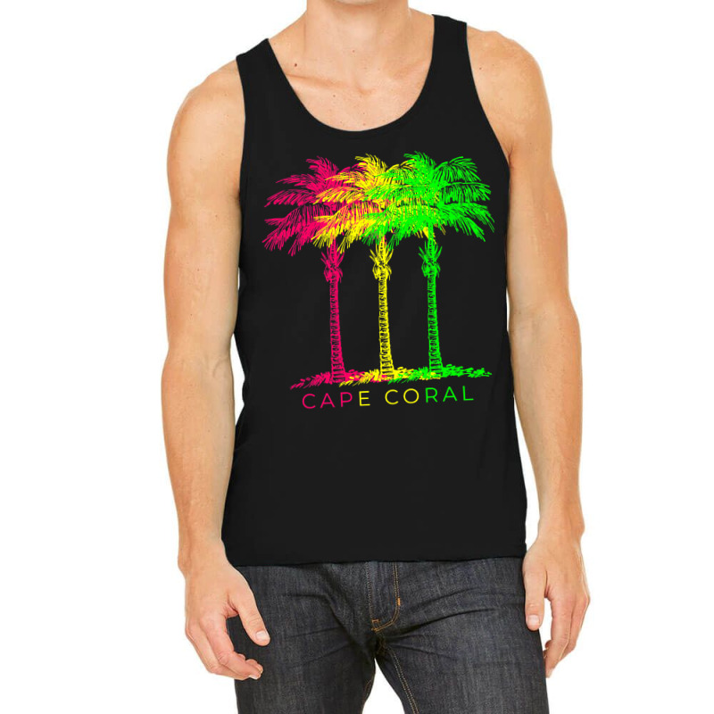 Cape Coral Florida And Palm Trees Tank Top | Artistshot