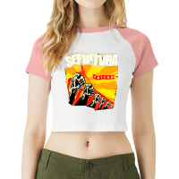 Sepultura Nation, Sepultura, Nation, Sepultura Nation Vintage, Sepultu Raglan Crop Top | Artistshot