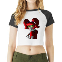 Five Nights At Freddy's Sister Location Ba Raglan Crop Top | Artistshot