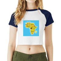 Limited Edition Wildlife In Africa Raglan Crop Top | Artistshot