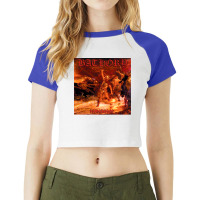 Bathory Hammerheart Album Cover Raglan Crop Top | Artistshot