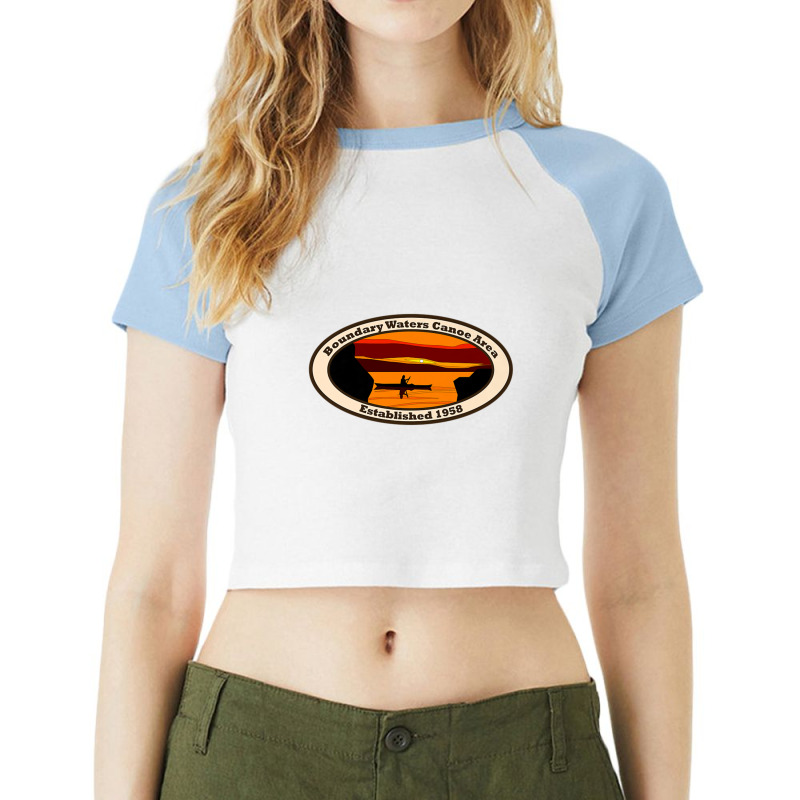 Limited Edition Bwca Wilderness Area Minnesota Raglan Crop Top by Sizemore Adame | Artistshot