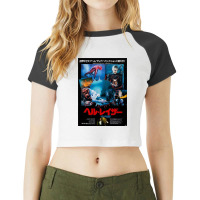 Hellraiser Poster Raglan Crop Top | Artistshot