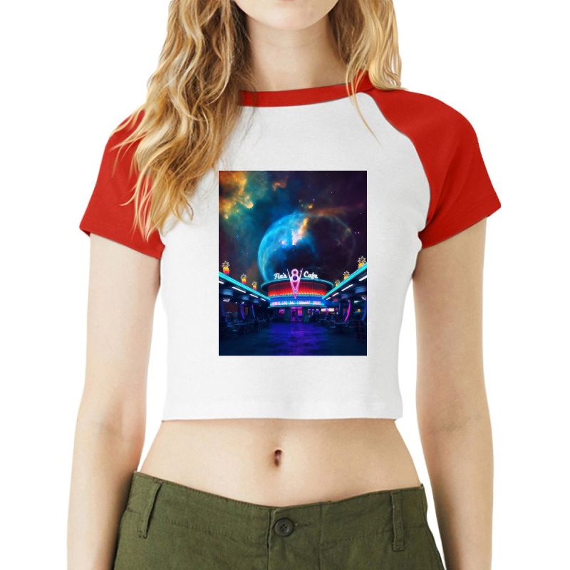 Trending 2100 Cafe. Cluster. Raglan Crop Top by Crews Micki | Artistshot