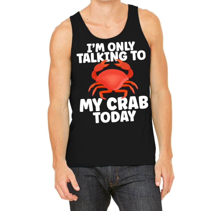 Cute Crab Design For Crab Lover Seafood Cool Crust Tank Top | Artistshot