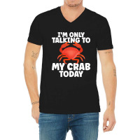 Cute Crab Design For Crab Lover Seafood Cool Crust V-neck Tee | Artistshot