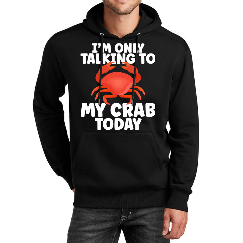 Cute Crab Design For Crab Lover Seafood Cool Crust Unisex Hoodie | Artistshot