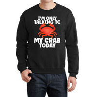 Cute Crab Design For Crab Lover Seafood Cool Crust Crewneck Sweatshirt | Artistshot