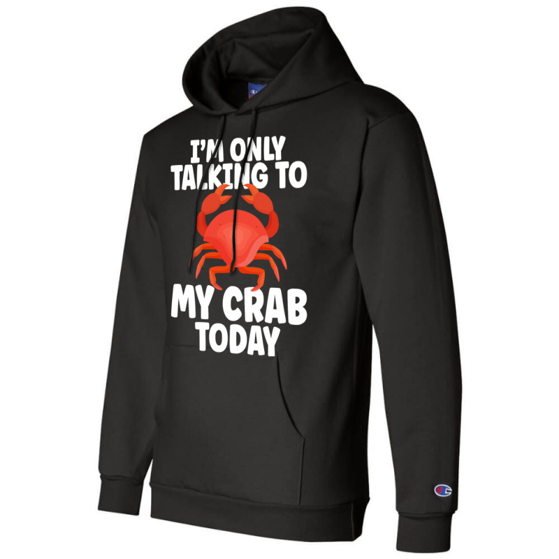 Cute Crab Design For Crab Lover Seafood Cool Crust Champion Hoodie | Artistshot