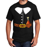 Pilgrim Costume Hat Colonist Thanksgiving Turkey Day Gift T Shirt Basic T-shirt | Artistshot