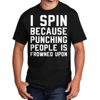 Punching People Spin Class Funny Spinning Indoor Cycling Gym Tank Top Basic T-shirt | Artistshot