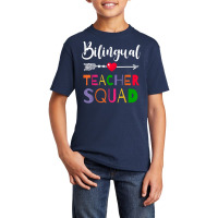 Awesome Bilingual Teacher Squad Funny Colleague T Shirt Basic Youth T-shirt | Artistshot