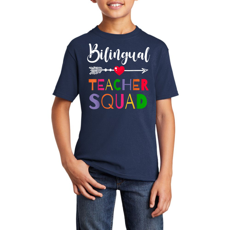 Awesome Bilingual Teacher Squad Funny Colleague T Shirt Basic Youth T-shirt by caulkyuladdenrxi | Artistshot