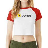 Bones Studio Raglan Crop Top | Artistshot