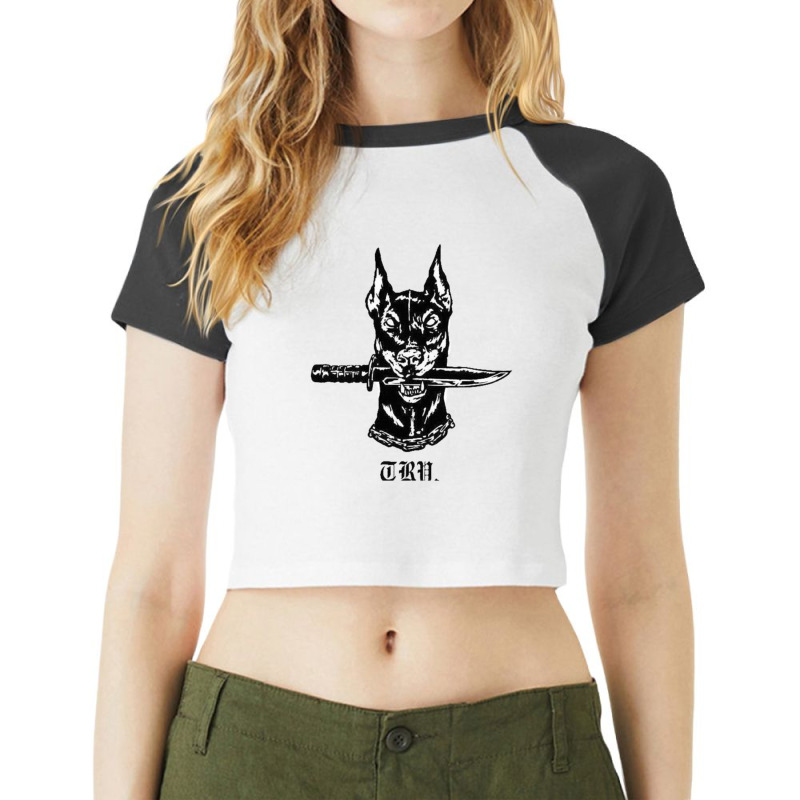 City Morgue Raglan Crop Top by ALVINTRIMBLE | Artistshot