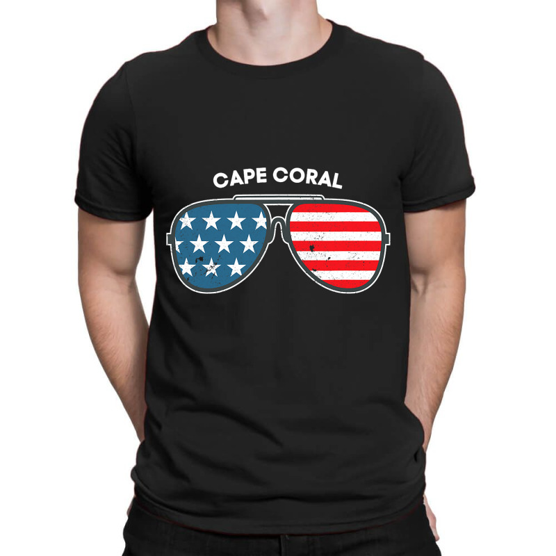 Cape Coral Florida Fl Us Cities America 4th Of Jul T-shirt | Artistshot