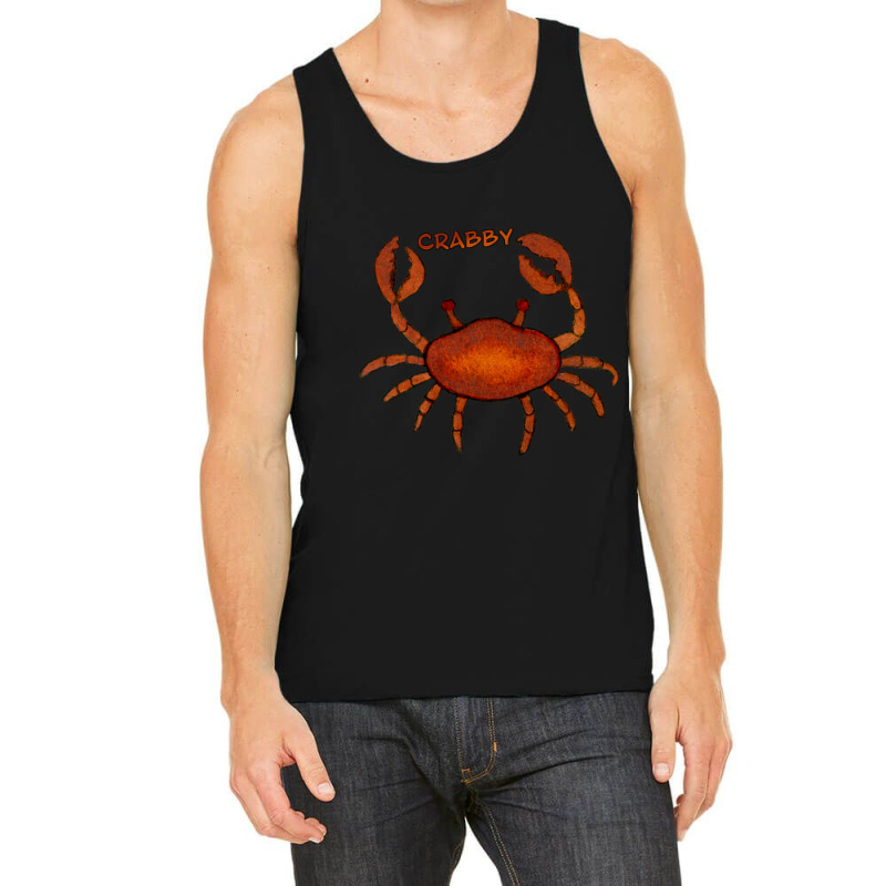 Crabby. Cute Crab Sea Creature Design. Tank Top | Artistshot