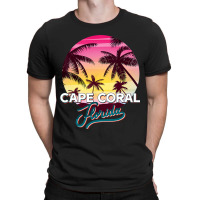 Cape Coral Florida Palm Tree Beach Summer Vacation T-shirt | Artistshot