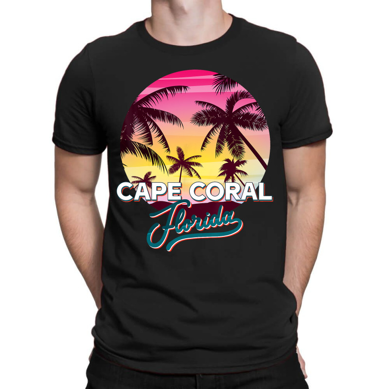 Cape Coral Florida Palm Tree Beach Summer Vacation T-shirt | Artistshot