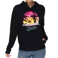 Cape Coral Florida Palm Tree Beach Summer Vacation Lightweight Hoodie | Artistshot